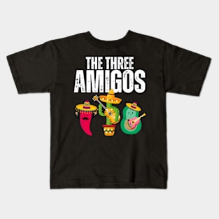 The Three Amigos T-shirt  Funny Cinco De Mayo Kids T-Shirt